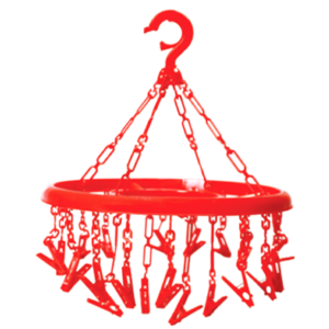 Round Cloth Hanger (Red)