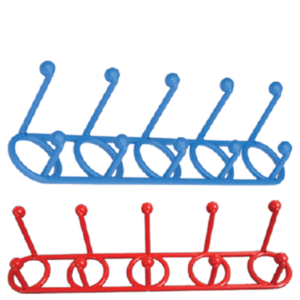 Wall Hanger-With Screw (Red/Blue)