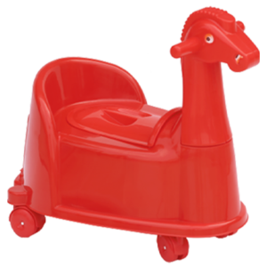 Baby Potty Horse Head (Red)