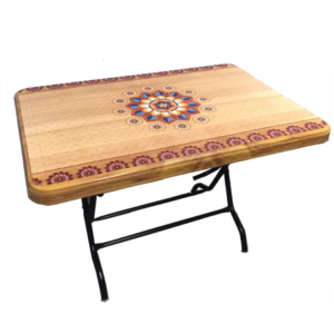 4 seated classic Rectangular dining table (without print) - S/W